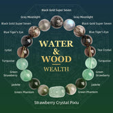 Feng Shui Water & Wood Pixiu Bracelet -Body Healing - Cerapoet